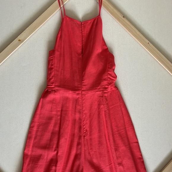 ANTHRO Greylin Cropped Wide Leg Linen Jumpsuit - Picture 5 of 7